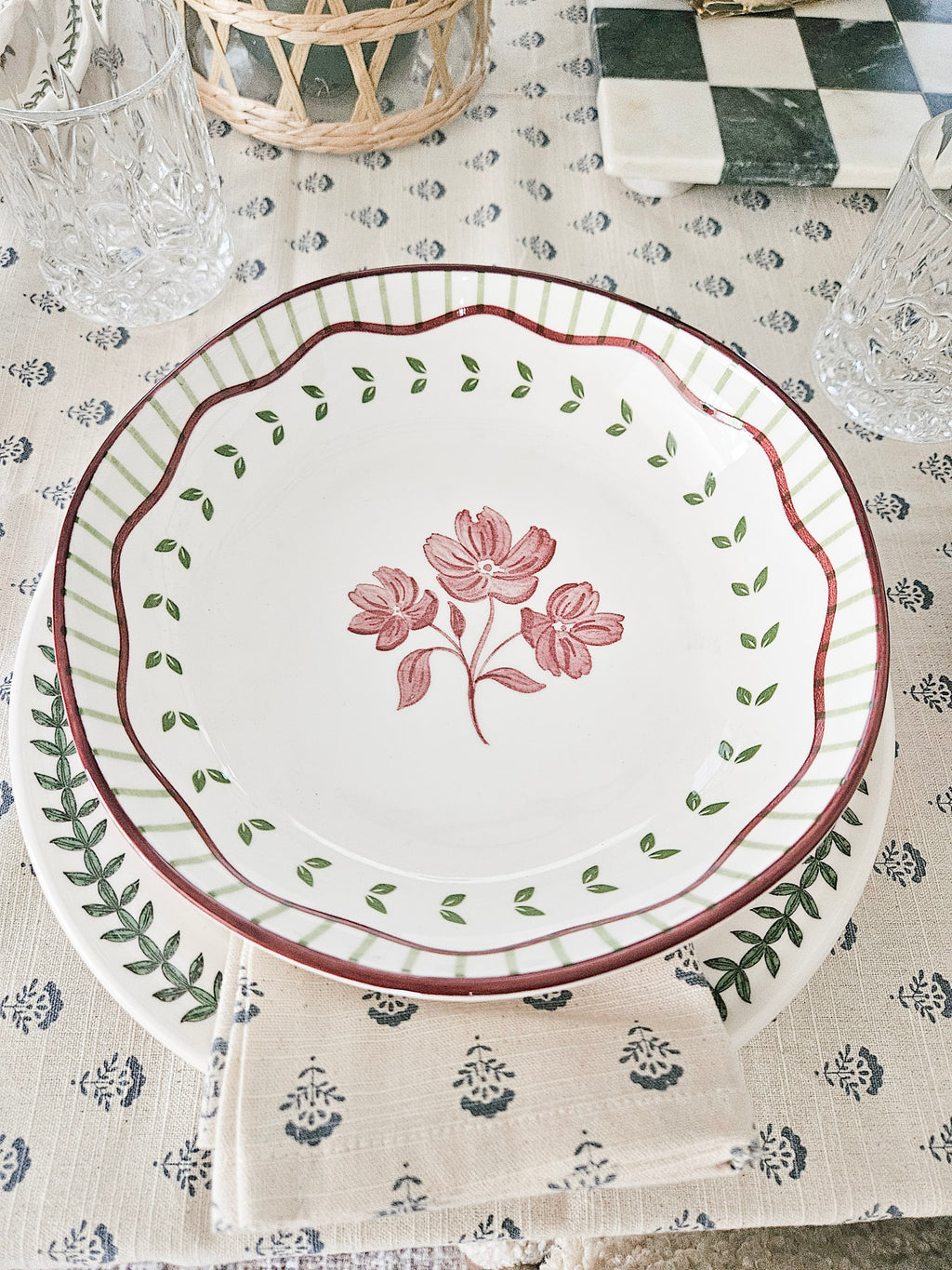 Hand-Painted Ceramic Bowl