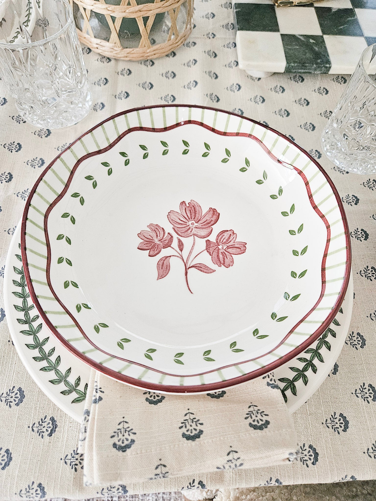 Hand-Painted Ceramic Bowl