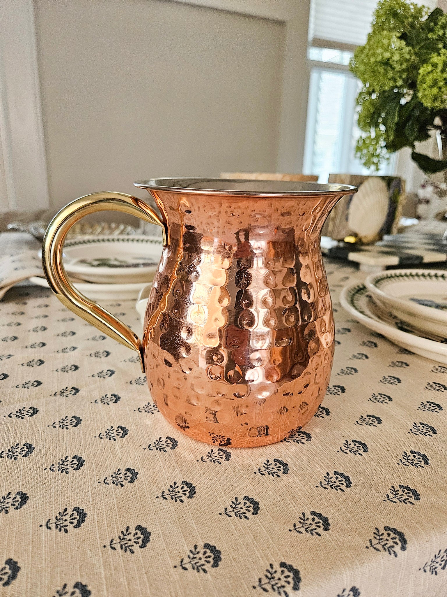 Hammered Copper Pitcher