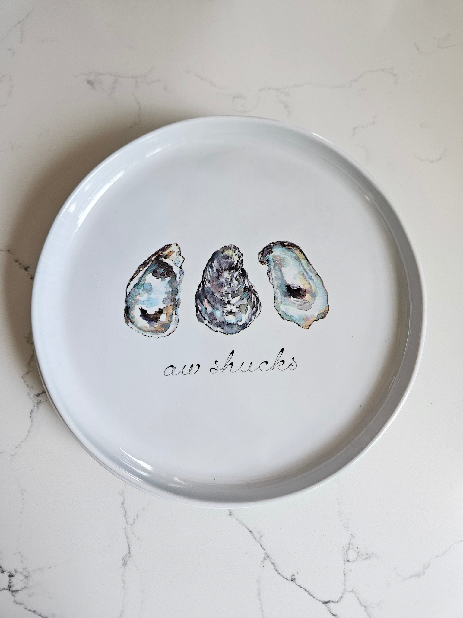 Aw Shucks Oyster Plate (Set of 4)