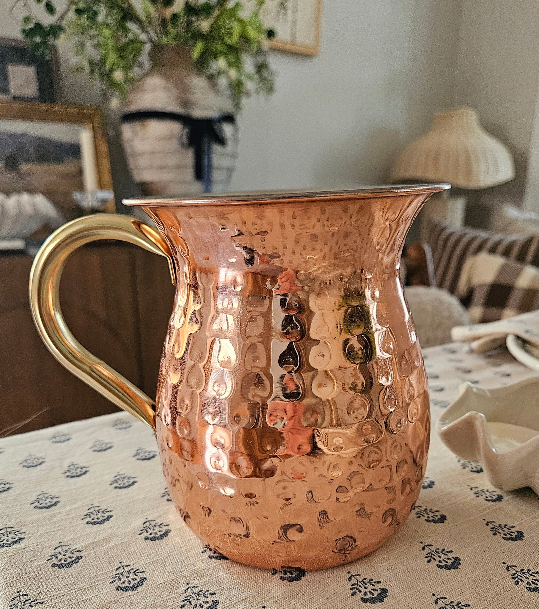 Hammered Copper Pitcher