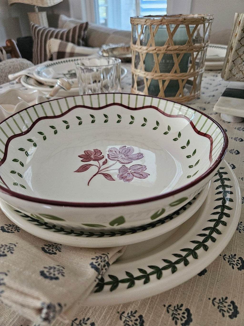 Hand-Painted Ceramic Bowl