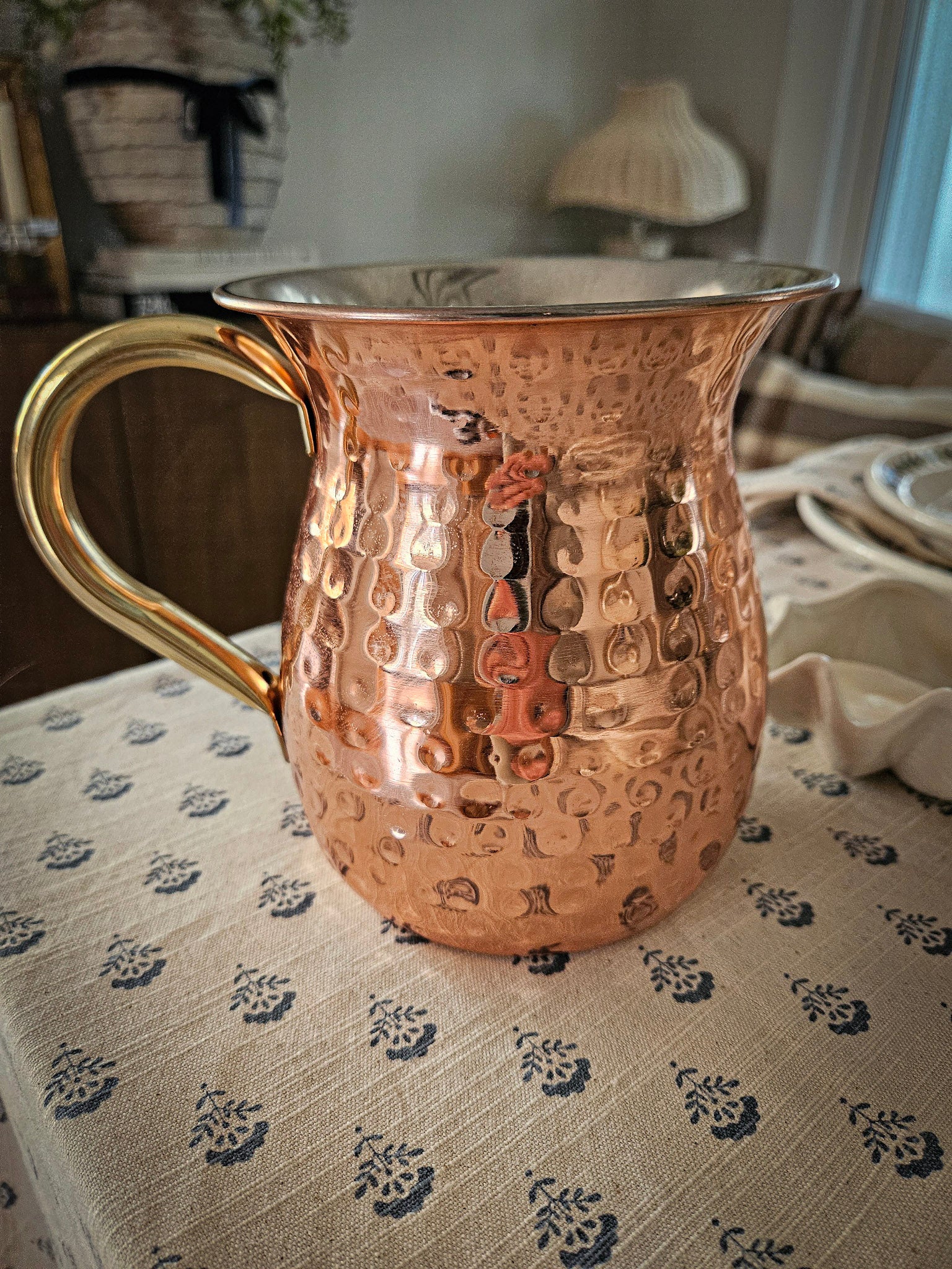 Hammered Copper Pitcher