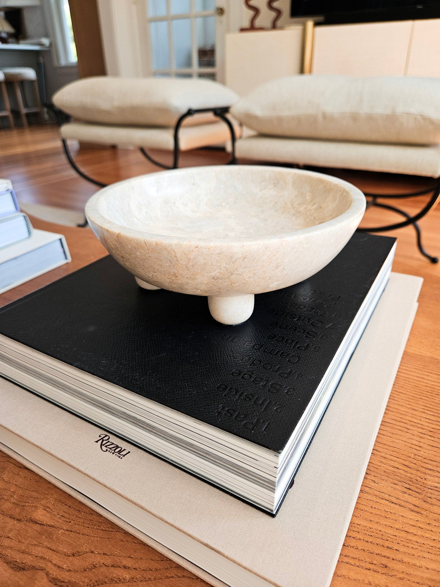 Ball Feet Sculptural Bowl Marble