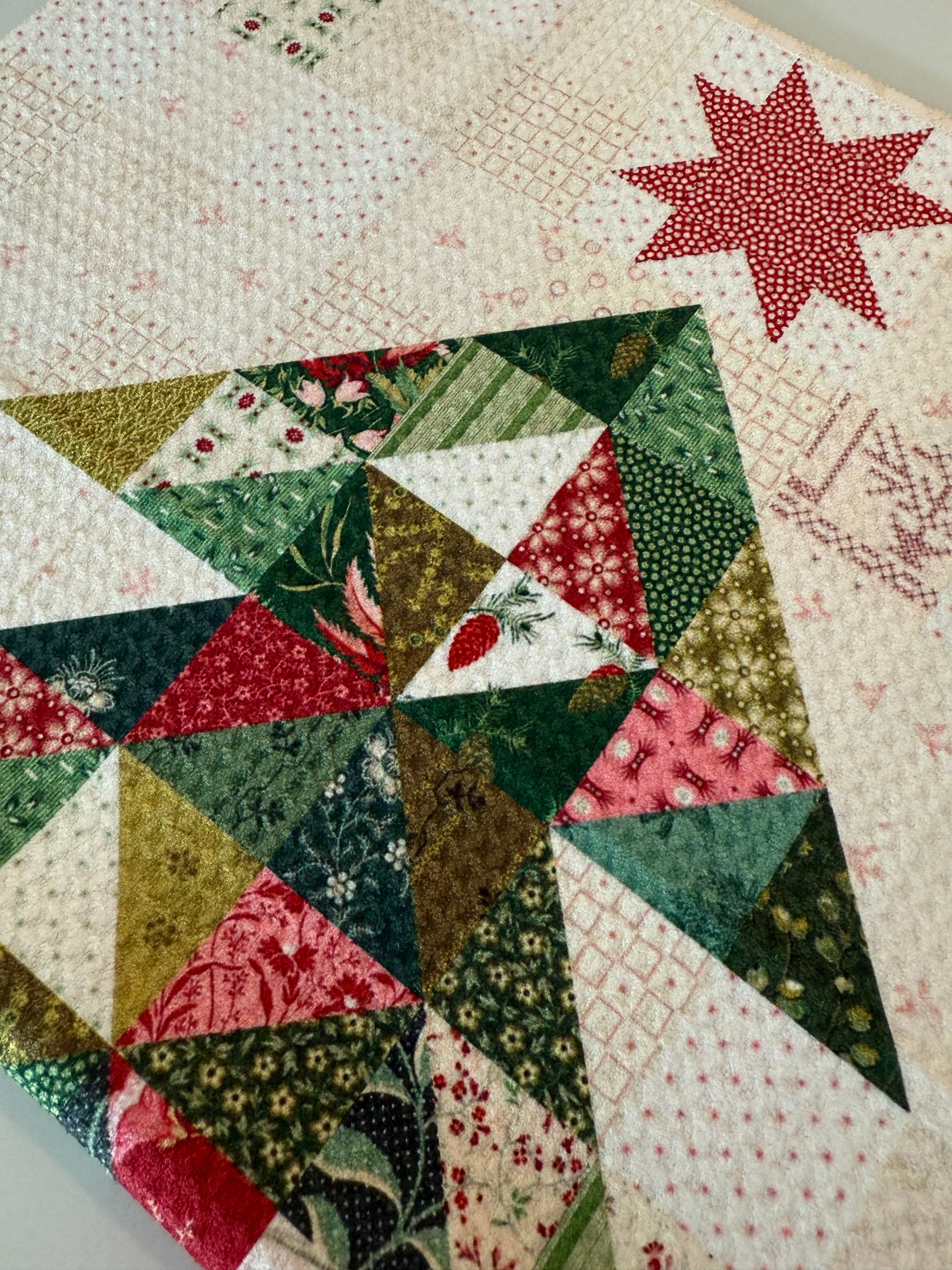 Christmas Tree Print Kitchen Towl