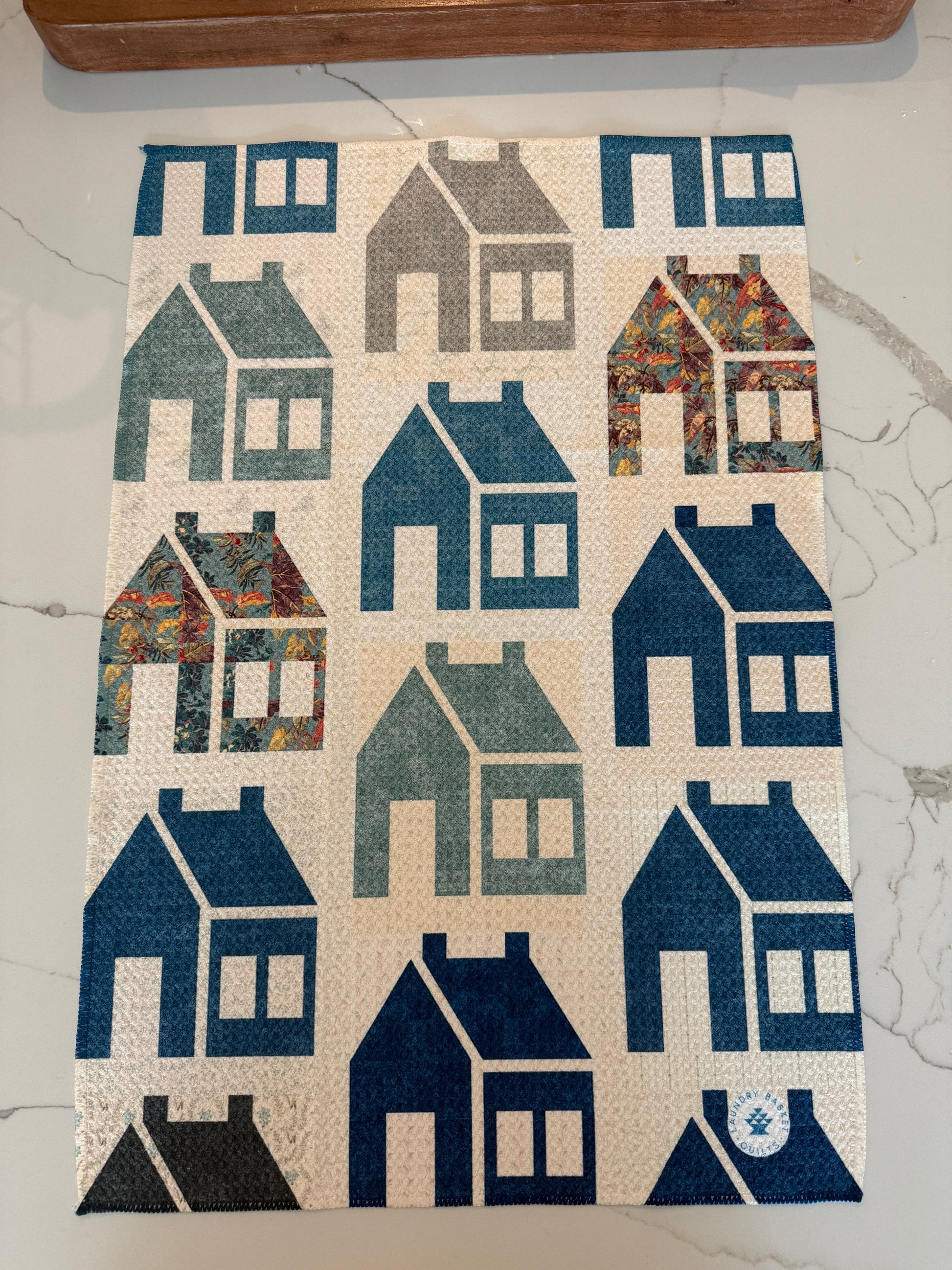 Tea House Print Kitchen Towl