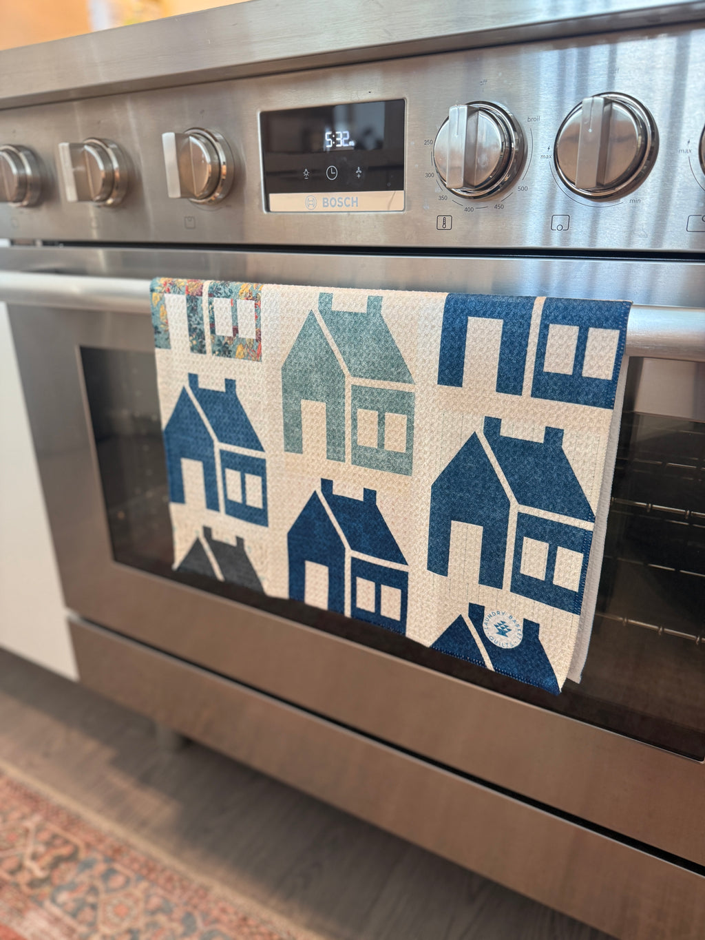 Tea House Print Kitchen Towl
