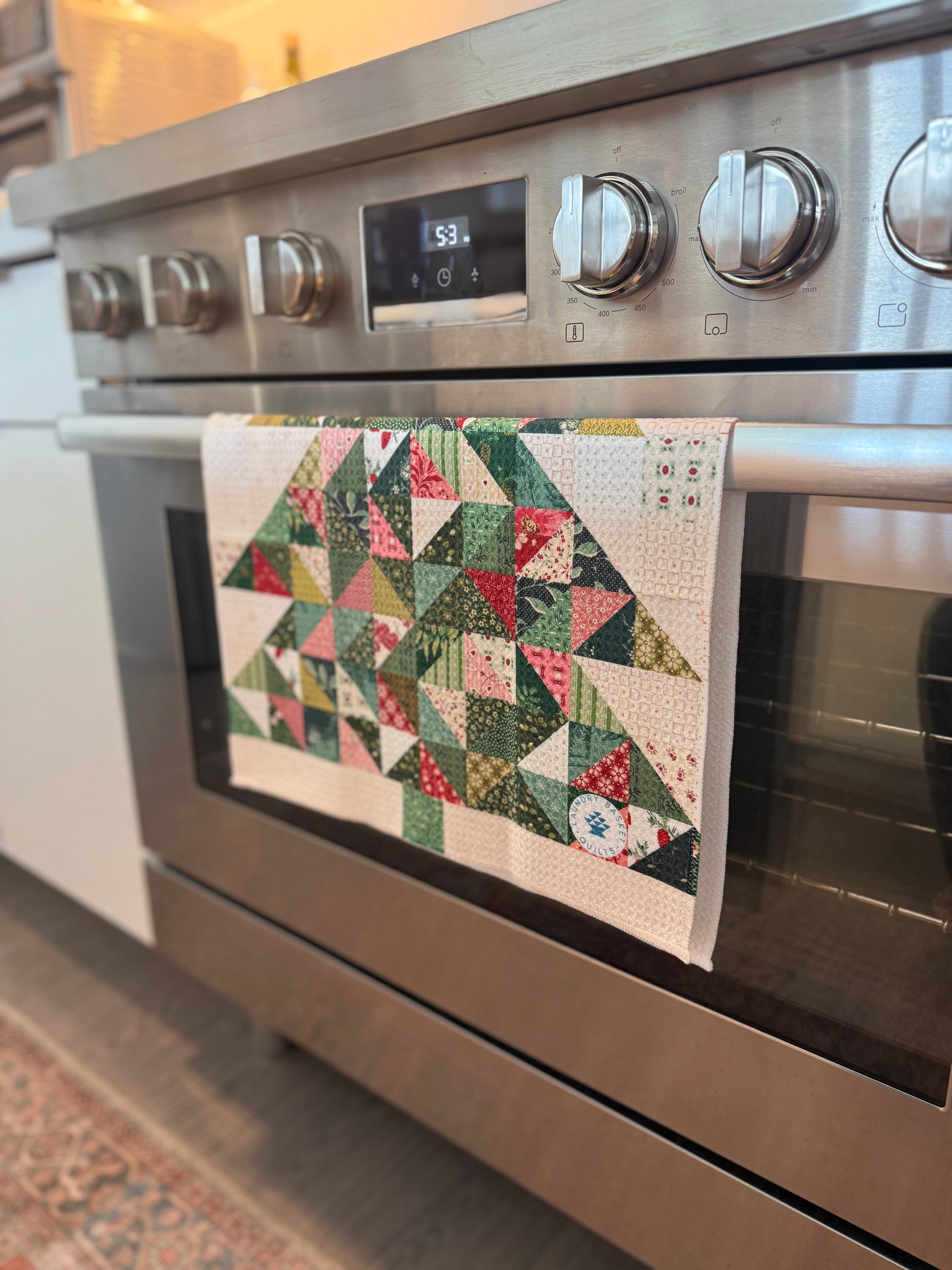 Christmas Tree Print Kitchen Towl
